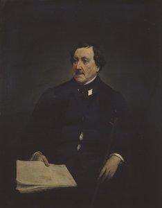 صورة الملحن Gioachino Antonio Rossini 1792-1868 بواسطة فرانشيسكو هايز
