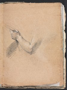 فيرونا كراسة الرسم: الذراع اليسرى واليد الصفحة 75 ، 1760. بواسطة فرانشيسكو لورينزي