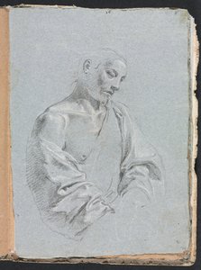 فيرونا كراسة الرسم: شخصية الذكور مع الأقمشة صفحة 71 ، 1760. بواسطة فرانشيسكو لورينزي