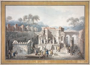 معبد إيزيس في بومبي 1788.