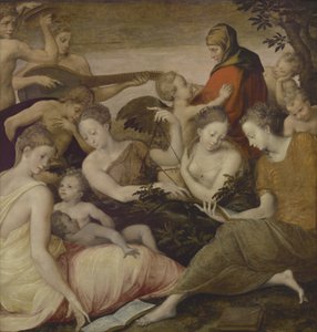 فن الموسيقى ، ج .1565 بواسطة فرانشيسكو بريماتيكيو