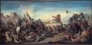حرب البندقية النمساوية العثمانية (الحرب النمساوية العثمانية الثالثة أو الحرب البندقية العثمانية السابعة) معركة "" بين البندقية والأتراك في كورفو ، اليونان