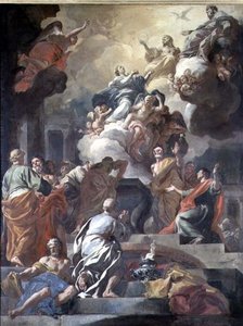 افتراض العذراء بواسطة فرانشيسكو سوليمينا