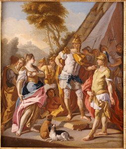 Sisygambis ، أم داريوس ، مخطئة Hephaestion للإسكندر الأكبر