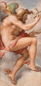 KAIROS (الوقت المناسب) - وقت اتخاذ القرار (كايروس) لوحة جدارية بقلم Francescoi de Rossi (1510-1563) حوالي 1544 Palazzo Vecchio ، فلورنسا