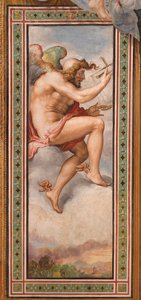 KAIROS (الوقت المناسب) - وقت اتخاذ القرار (كايروس) لوحة جدارية بقلم فرانشيسكو دي روسي (1510-1563) حوالي 1544 قصر فيكيو ، فلورنسا