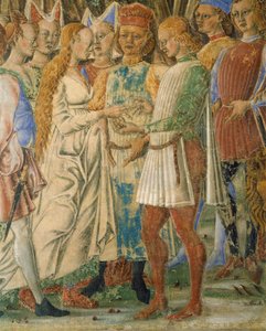 إيطاليا ، فيرارا ، بالازو شيفانويا ، قاعة الشهر ، شهر يونيو بقلم فرانشيسكو ديل كوسا (1436-1478) بواسطة فرانشيسكو ديل كوسا