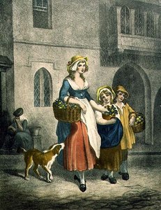 Two Bunches a Penny Primroses ، Two Bunches a Penny ، اللوحة 1 من "Cries of London" (طباعة)