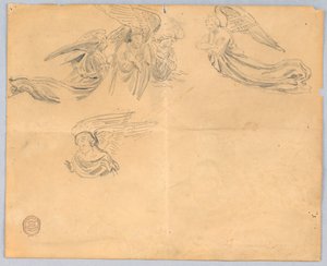 رسم الملائكة بواسطة فرانسيس أوغستوس لاثروب