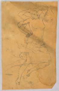 رسم تخطيطي لشكل أنثوي بواسطة فرانسيس أوغستوس لاثروب