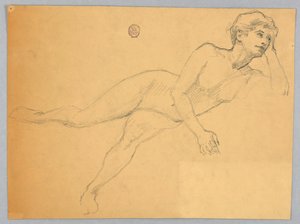 رسم أنثى عارية
