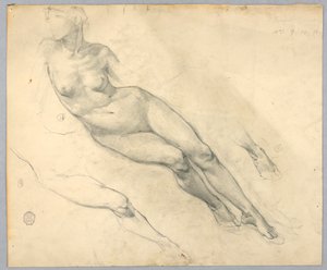 رسم أنثى عارية