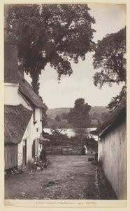 31. Exeter، Cottages at Countess Weir، 186094. بواسطة فرانسيس بيدفورد