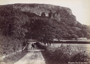 Abergele ، كهف Tan-yr-ogo ، 1870. بواسطة فرانسيس بيدفورد