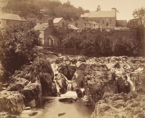 في Pont y pair ، Bettws-y-Coed ، شمال ويلز ، 1856. بواسطة فرانسيس بيدفورد