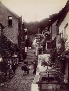 كلوفيلي ، نيو إن آند ستريت ، 1870. بواسطة فرانسيس بيدفورد