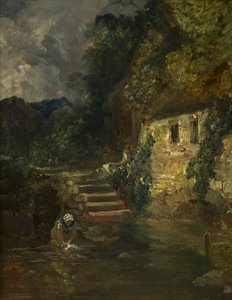 مطحنة بالقرب من Tintern ، ج. 1824-26 (زيت على لوح ، خشب الماهوجني) بواسطة فرانسيس دانبي