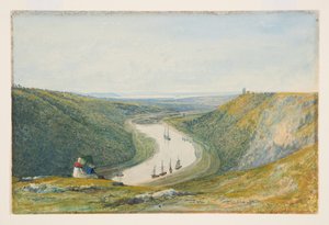 The Avon From Durdham Down ، حوالي عام 1821 (ألوان مائية ولون جسم على ورق) بواسطة فرانسيس دانبي