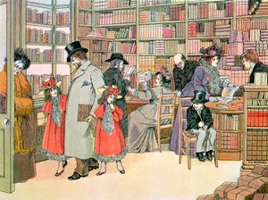The Book Shop ، 1899 بواسطة فرانسيس دونكين بيدفورد