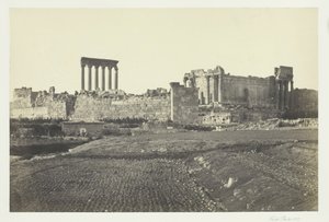 بعلبك من الجنوب 1857. بواسطة فرانسيس فريث