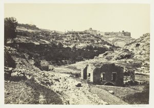 القدس من حائط إن روجيل بواسطة فرانسيس فريث