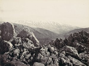 جبل حرمون ، جبل التجلي ، كاليفورنيا. 1857.