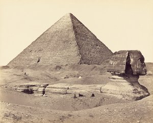 الهرم الأكبر وأبو الهول بواسطة فرانسيس فريث