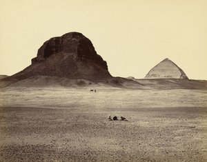 أهرامات دهشور من الشرق بواسطة فرانسيس فريث