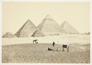 أهرامات الجيزة من الجنوب الغربي بواسطة فرانسيس فريث