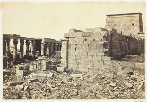 منظر لجزيرة فيلة ، 1857 ، طُبع عام 1862.