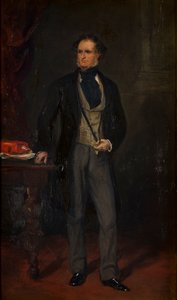 صورة لإدوارد ستانلي ، القرن الرابع عشر لإيرل ديربي ، حوالي 1820-1869 (زيت على قماش) بواسطة فرانسيس جرانت