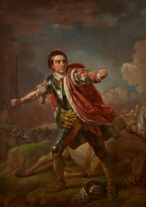 ديفيد جاريك مثل غلوستر في "ريتشارد الثالث" بقلم ويليام شكسبير ، دروري لين ، 1759