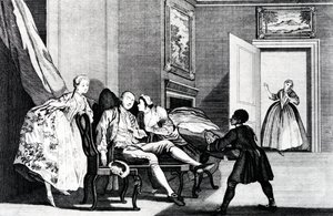 سرقة قبلة ، ج ، 1743 بواسطة فرانسيس هايمان