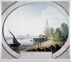 منظر في باترسي ، 1784.