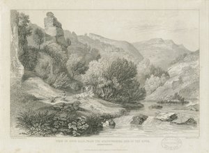 Dovedale - مناظر طبيعية: engraving، nd [19th cent] بواسطة فرانسيس ليجات شانتري