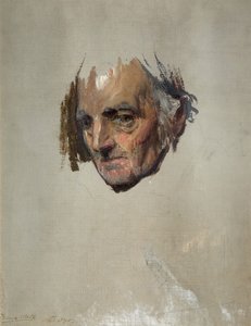 رأس رجل عجوز ، 1871. بواسطة فرانسيس مونتاج هول