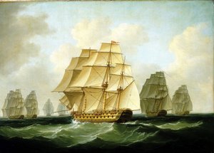 حلقات الحروب النابليونية (1803-1815): المطاردات التي قادها ريتشارد ستراشان، قبالة رأس أورتيغال (إسبانيا)، 4 نوفمبر