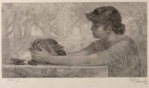 العرافة ، 1887. بواسطة فرانسيس سكوت كينج