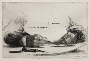 نقش اليدين ، 1865. بواسطة فرانسيس سيمور هادن