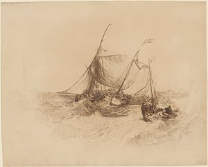 كاليه بيير بواسطة Francis Seymour Haden after Joseph Mallord William Turner