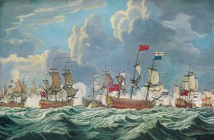 معركة خليج كويبرون ، c1765 بواسطة فرانسيس سوين