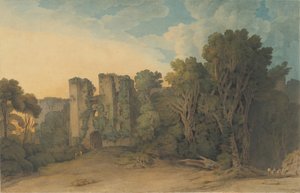 قلعة بيري بوميروي في مقاطعة ديفون ، 1775-1805. بواسطة فرانسيس تاون
