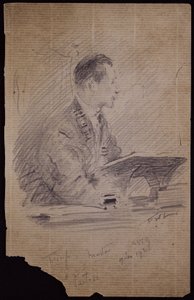 صورة لفرانسيس تروب بواسطة فرانسيس ويلفريد لوسون