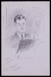 صورة HB Cresswell بواسطة فرانسيس ويلفريد لوسون