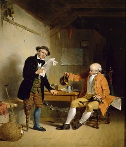 العميد البحري ترونيون وجاك هاتشواي حوالي 1839 (زيت على قماش)