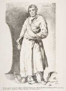 إيسوب إيسوبوس ، من Etchings بعد فيلاسكيز ، 1778. بواسطة فرانسيسكو دي جويا