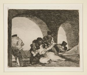 Amarga presencia (من المر حتى الحاضر) ، رر. 13 من كوارث الحرب بواسطة Francisco de Goya