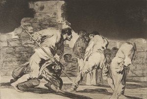 يفرق الأمثال ، كاليفورنيا. 1816-23 نشر 1864. بواسطة فرانسيسكو دي جويا