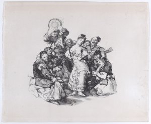 El Vito The Andalusian Dance ، كاليفورنيا. 1825-1826. ، كاليفورنيا. 1825-1826. بواسطة فرانسيسكو دي جويا