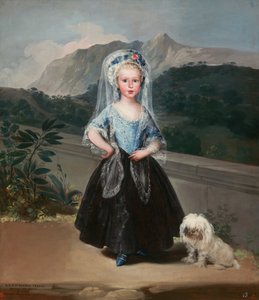 ماريا تيريزا دي بوربون إي فالابريجا ، لاحقًا كونتيسة شينشون ، 1783. بواسطة فرانسيسكو دي جويا